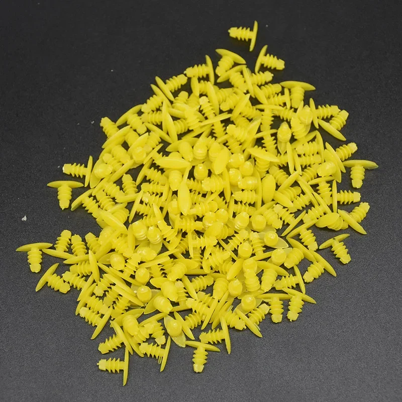 

200pcs Universal Auto Fastener Replace Screws Weatherstrip Retainer Plastic Rivets Seal Clip for Honda Toyota For All Car