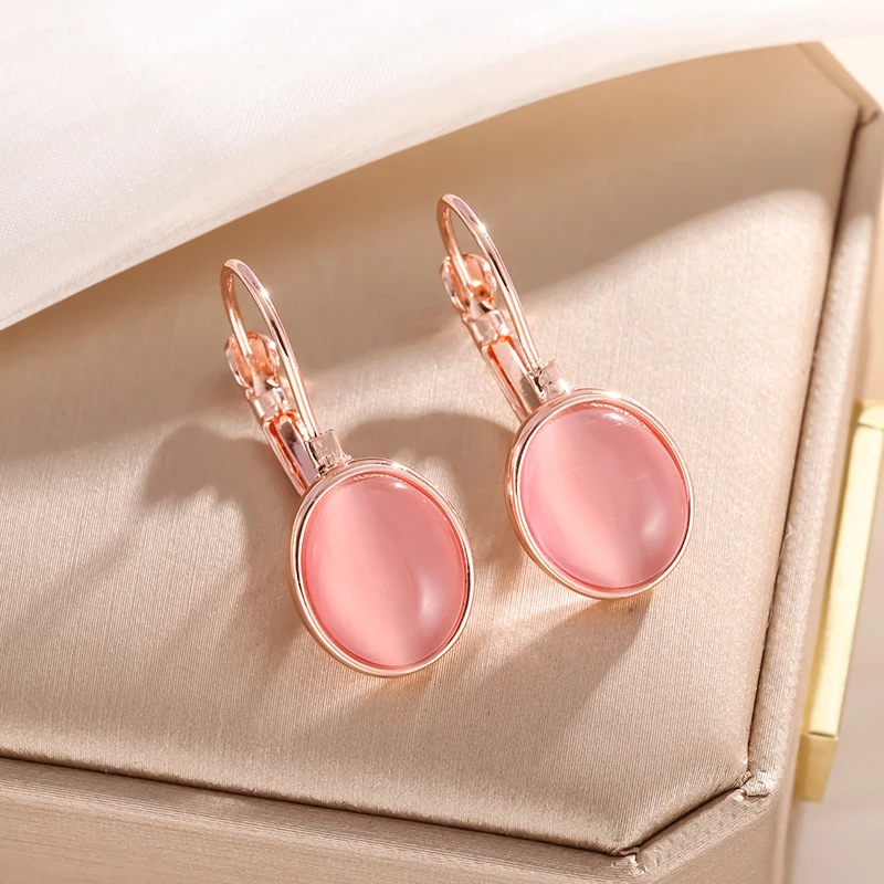 Amatista Piedra Natural Pendientes Colgantes De Amatista Y Cristal Rosa - Chapados En Oro Amarillo, Diseño Geométrico Elegante Para Mujer Pendientes Amatista Cristal