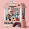 Electronic Mini Claw Machine Toy DIY Coin-Operated Music Arcade Game Vending Machine Doll Crane Machine Birthday Gift for Kids 1