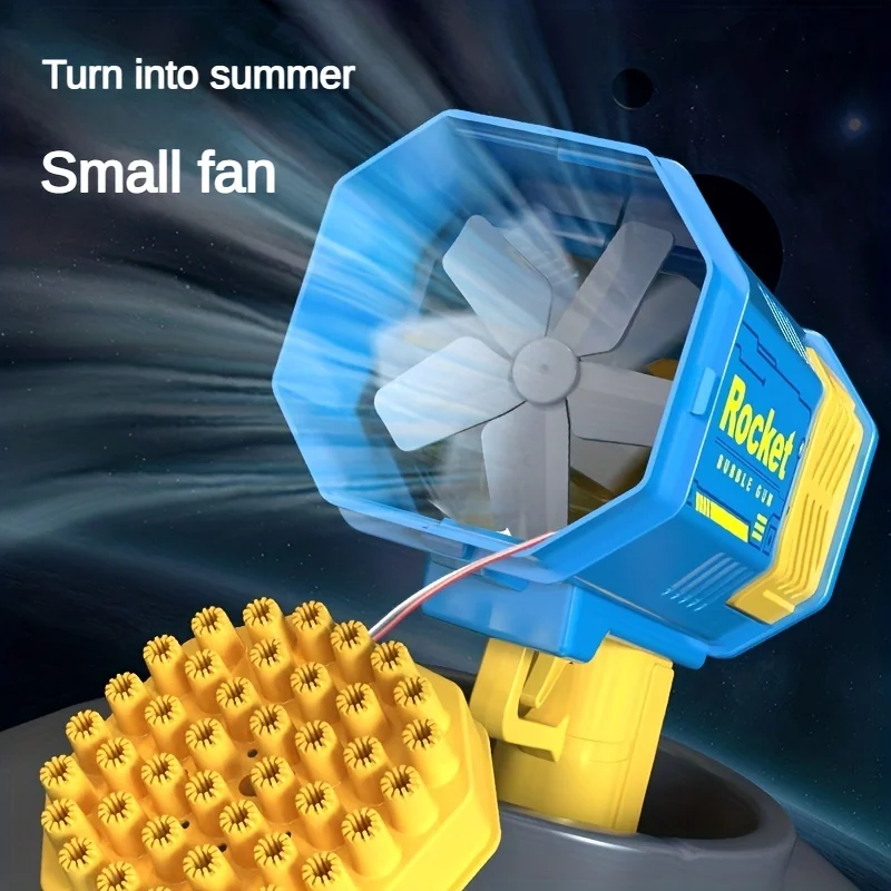 Bubble Machine 40 Hole Bubble Machine Fully Automatic Bubble Blowing Light Outdoor Machine without Battery without Water