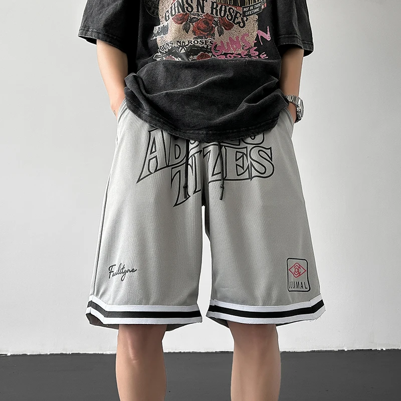 Y2k Streetwear Shorts Mens Harajuku Hip Hop Alphabet Graphic Oversized  Basketball Shorts 2023 Summer Loose Casual Sports Shorts - AliExpress