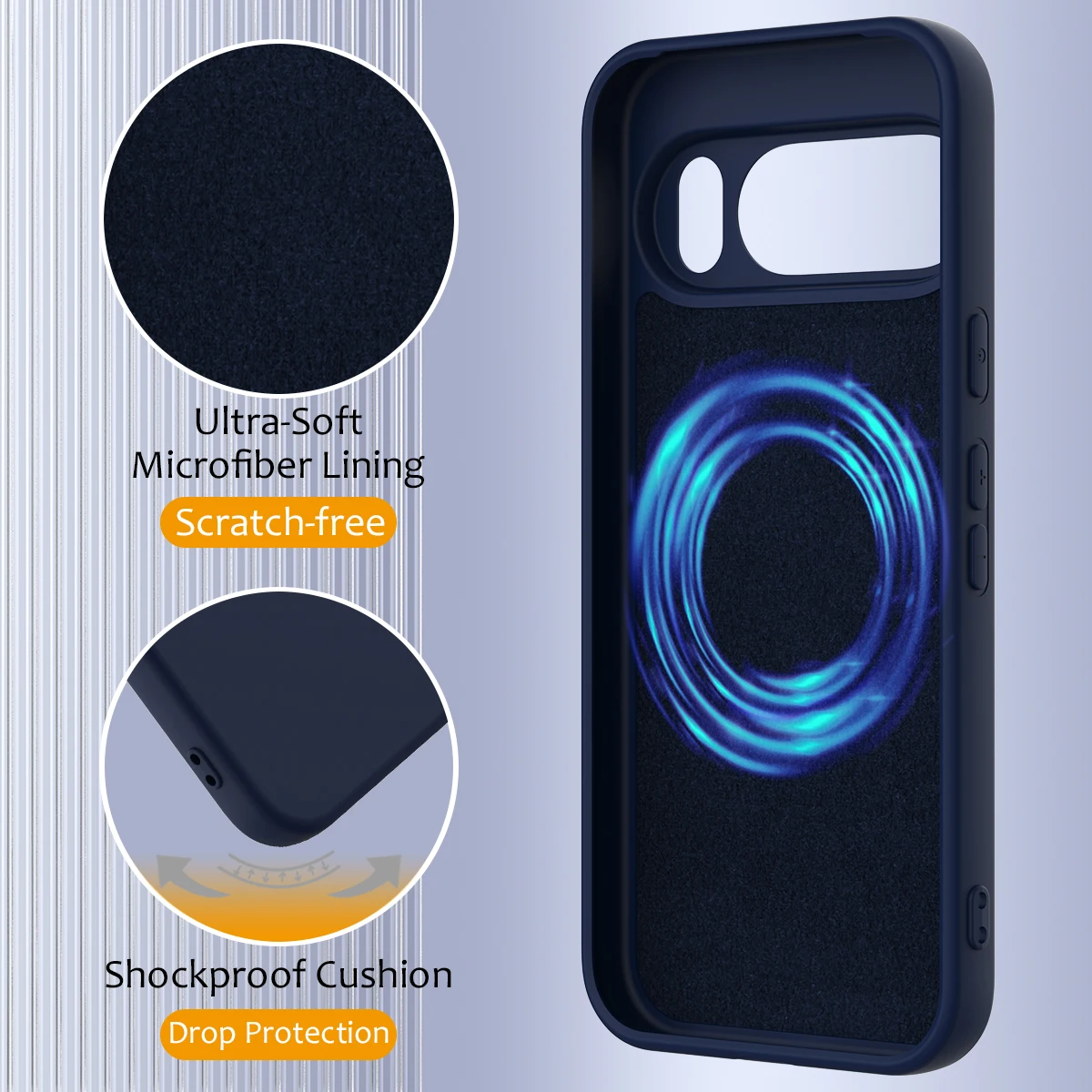 MagSafe Magnetic Liquid Silicone Shockproof Wireless Charging Soft Case Cover