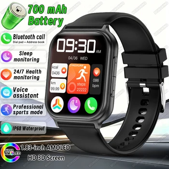 Nuovi Smartwatch 2026 per Uomo e Donna, Tracker Fitness Sportivo, Impermeabile IP68, Monitoraggio Frequenza Cardiaca 24H, Batteria 700 mAh, Chiamate, Orologio Intelligente