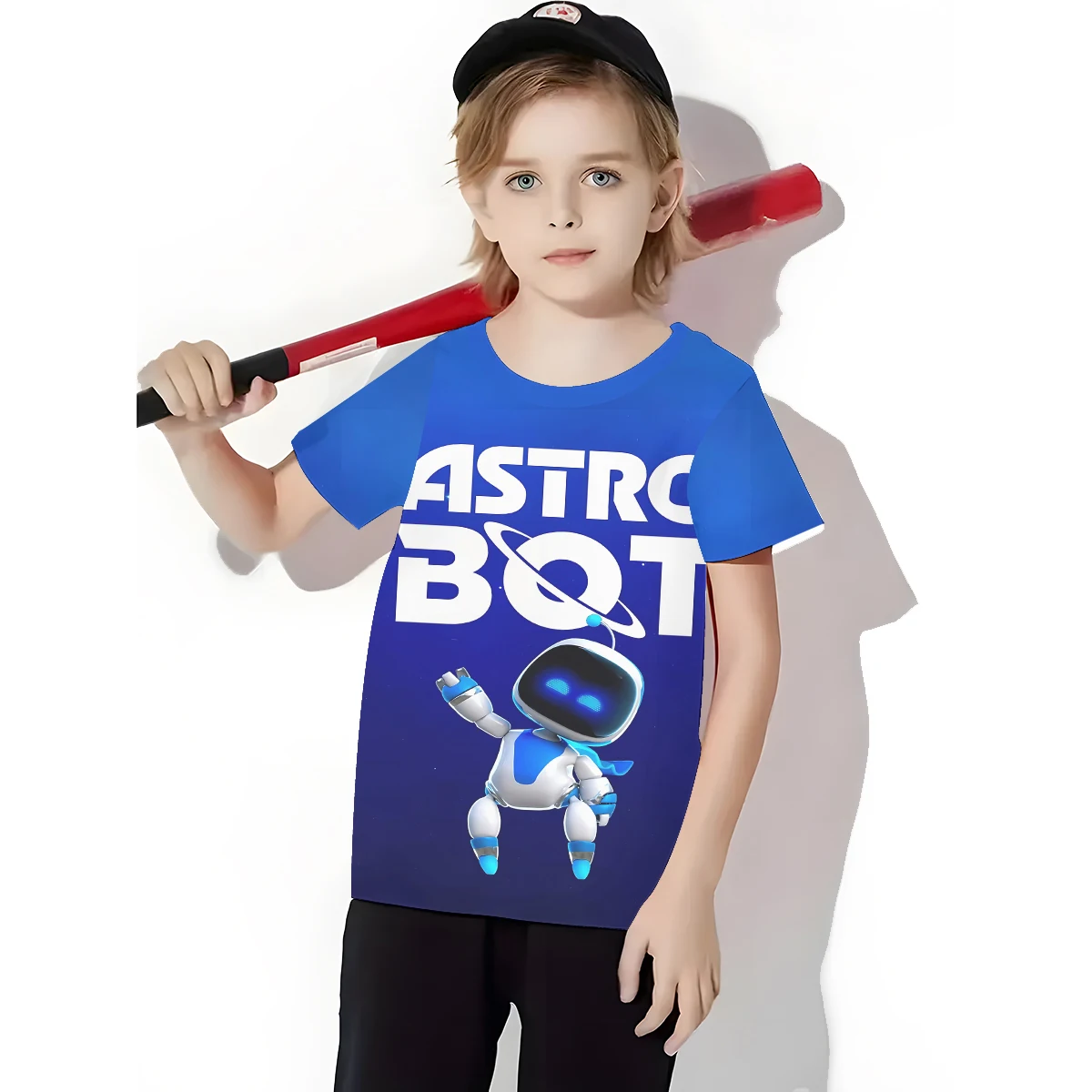 Game Astros Bots 3D Print Baby Clothing 5 to 14 Years Male Outdoor Clothes for Children Boy Girl Child T-Shirt Top Shirts 5
