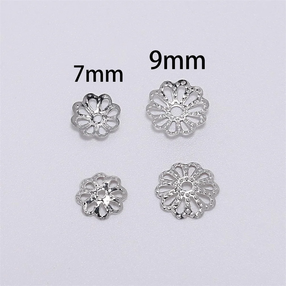 200pcs Flower Beads Caps Charm Wholesale DIY Jewelry Making Crafts Finding End Stopper 7 9mm
