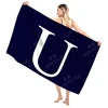 Bathroom Bath towel for adults sauna Large beach towel Gym towel Large hotel woman shower quick drying microfiber simple letter 3