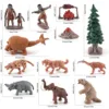 12 Simulated Prehistoric Animal Models Of Ancient Hominids Giant Rhinoceros Mammoths Multiple Children'S Decorative Toys 5