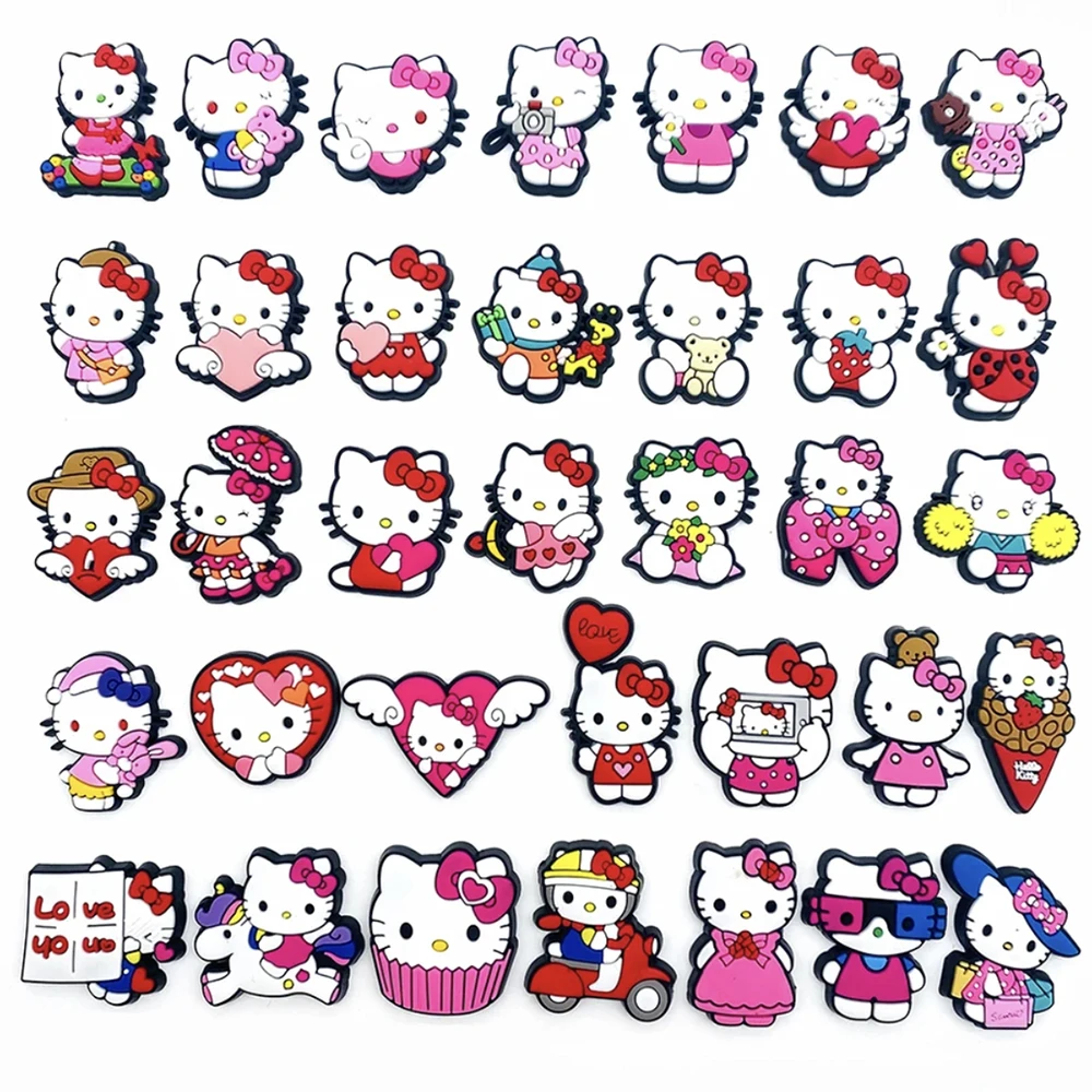 8 Chaussons Décoratifs Pour Sabots Et Claquettes – Motif Pattes De Chat En PVC