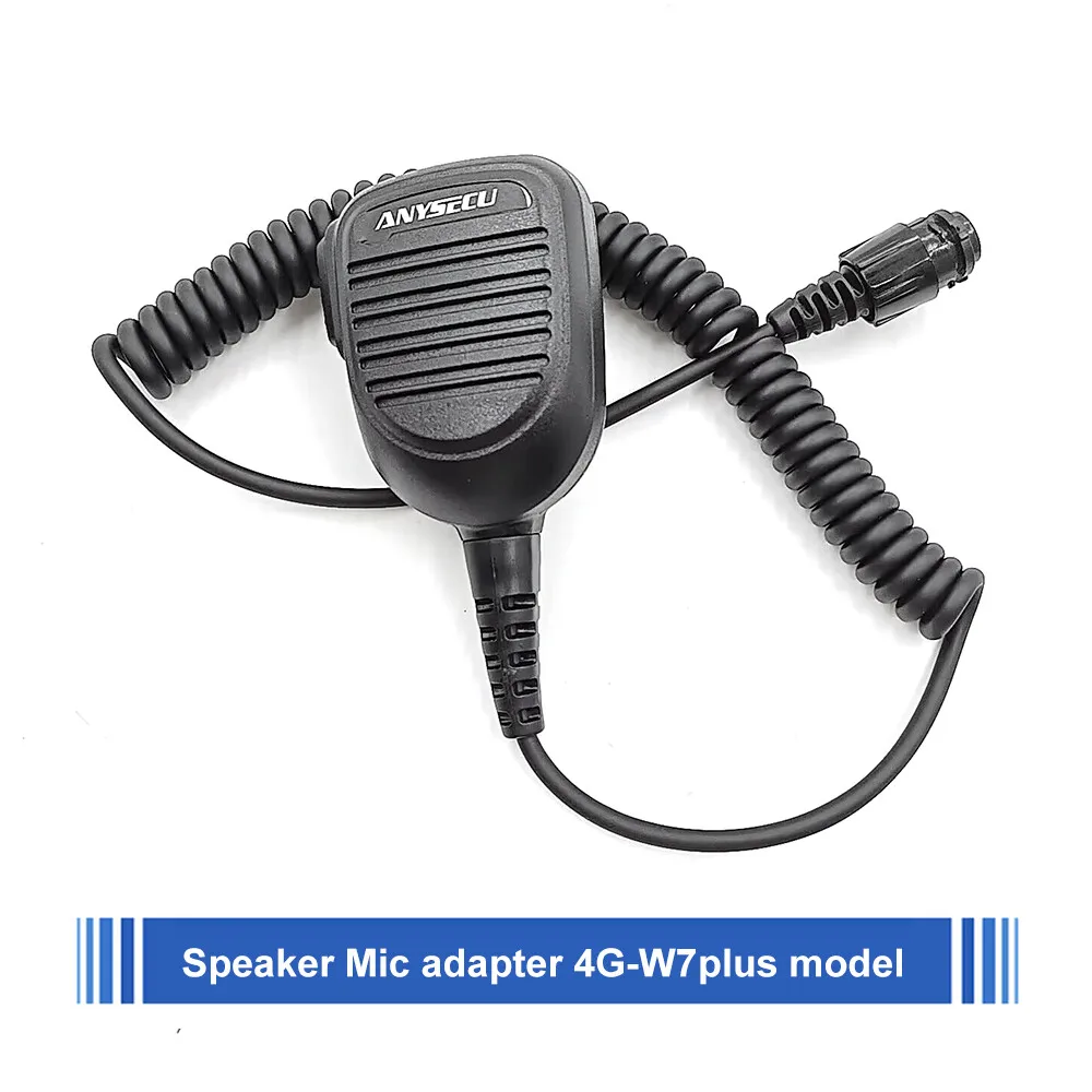 W7plus 10Pin Microphone for Inrico TM-7PLUS 4G Network Radio