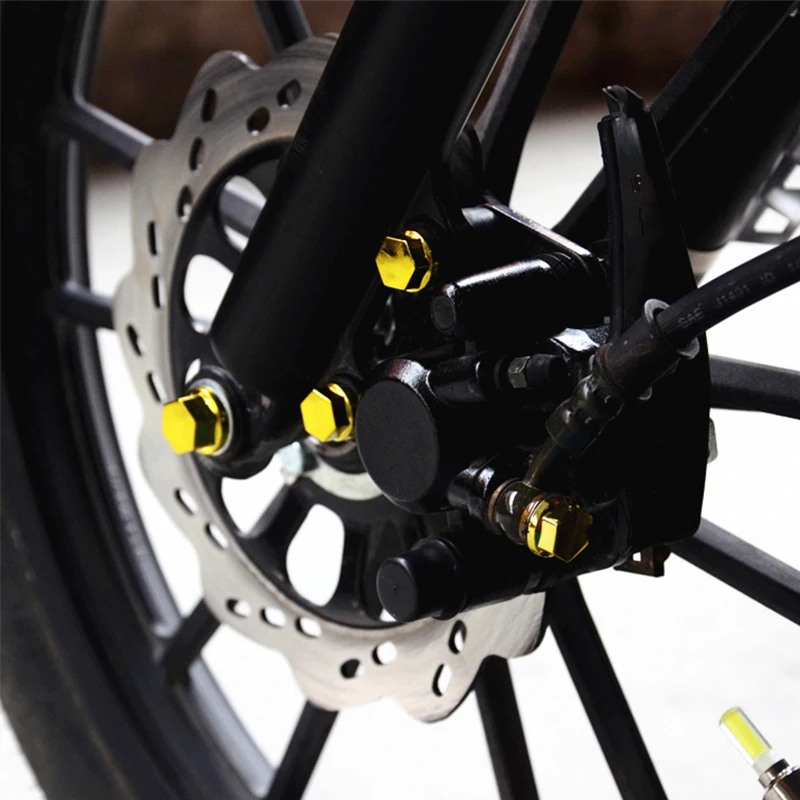 Motorcycle Accessories Motorcycle Screw Caps Motorcycle Nut Covers Pit Bike Nuts Motorbike Engine Frame Decal Scooter Screw Cap Cover For Honda Yamaha KTM Moto Bolt Decal Motorcycle Accessories