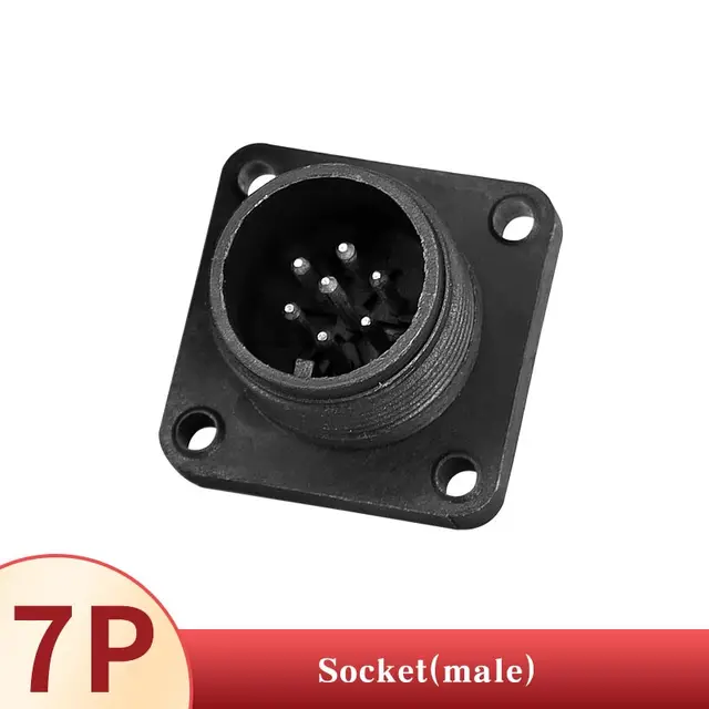 1pc SPZH7P Aviation Plug Connector 7Pin Soldering Proportional Valve Hydraulic Valve Plug