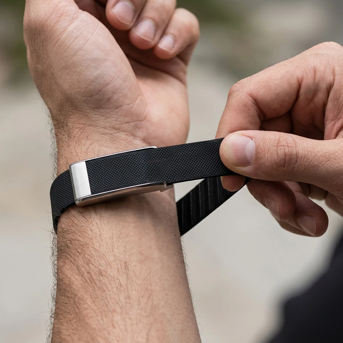 Breathable Nylon Bicep Band - Resistant and Comfortable Fitness Accessory