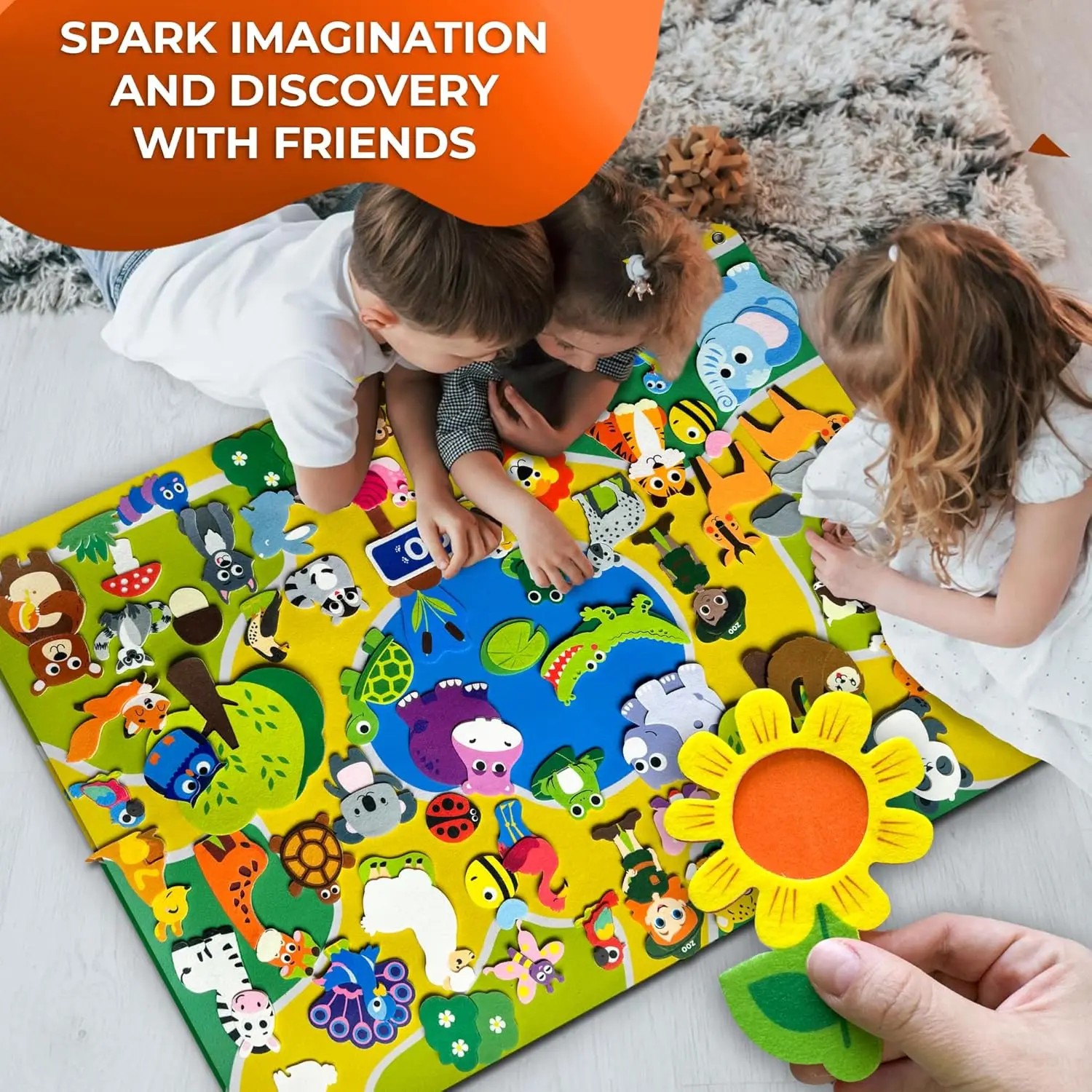 Felt Zoo Story Board Set 2