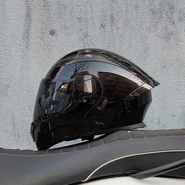 ORZ Unisex Motorcycle Helmet DOT Certification Double Lens Cross Section Helmet Safety Modular Flip Helm Helmet With Visor 4