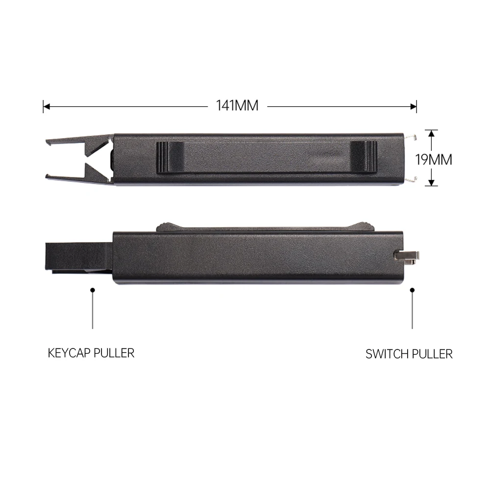 Hot Swap Key Puller Keycap Ajustador Interruptor Portátil Removedor para Fixação de Teclado Mecânico Ação Faça Você Mesmo Ferramenta de Limpeza em 1 - Imagem 5