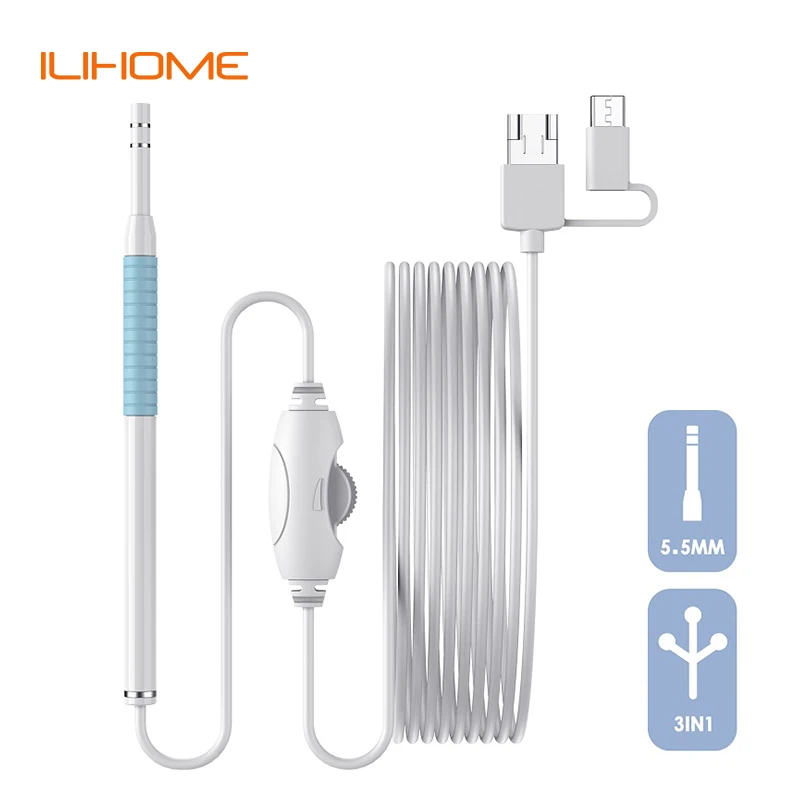 Endoscopio Usb Para Limpieza De Oídos Con Cámara Hd | Cuotas Sin Interés