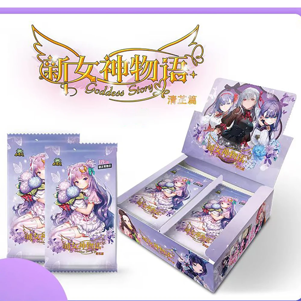 Animation Game Cards 150pcs 30 Goddess story Wind flower Snow moon noble beauty animation game collection rare girl princess around