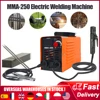 MMA-250 Portable Welding Machine Inverter Arc Electric Welder Current Adjustable Compact Welding Machine With Tools Storage Box 1