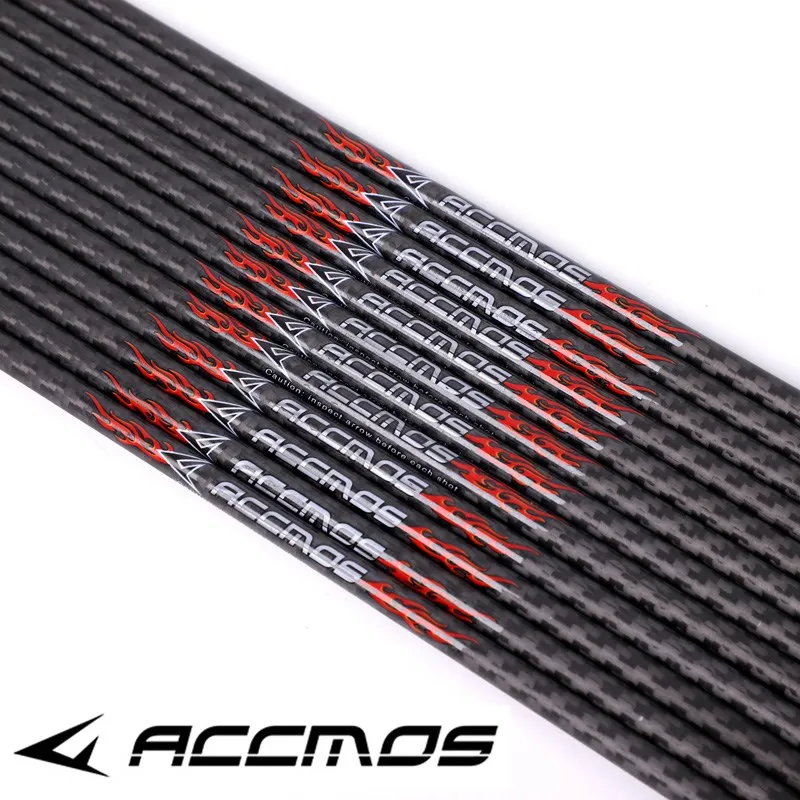 

Id6.2 3K Weave Pure Carbon Arrow Tubes Spine 200 250 300 350 400 500 Carbon Arrow Shafts For Archery DIY Hunting Shooting 6-12pc