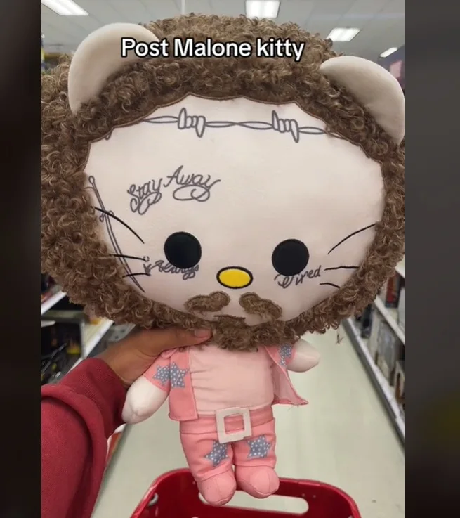 thumbnail image 1 of Miniso Hello Kitty Plush Eminem Bad Bunny Anime Plush Toy Customized Plush Toy Stuffed Soft Plush Children Gifts, 1 of 5