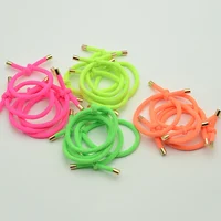 30PCS 5mm Twilled Cords Knotted Elastic Hair Bands Golden Caps Hair Ties for Girls Elasticity Ponytail Holders Hair Scrunchies - Image 5