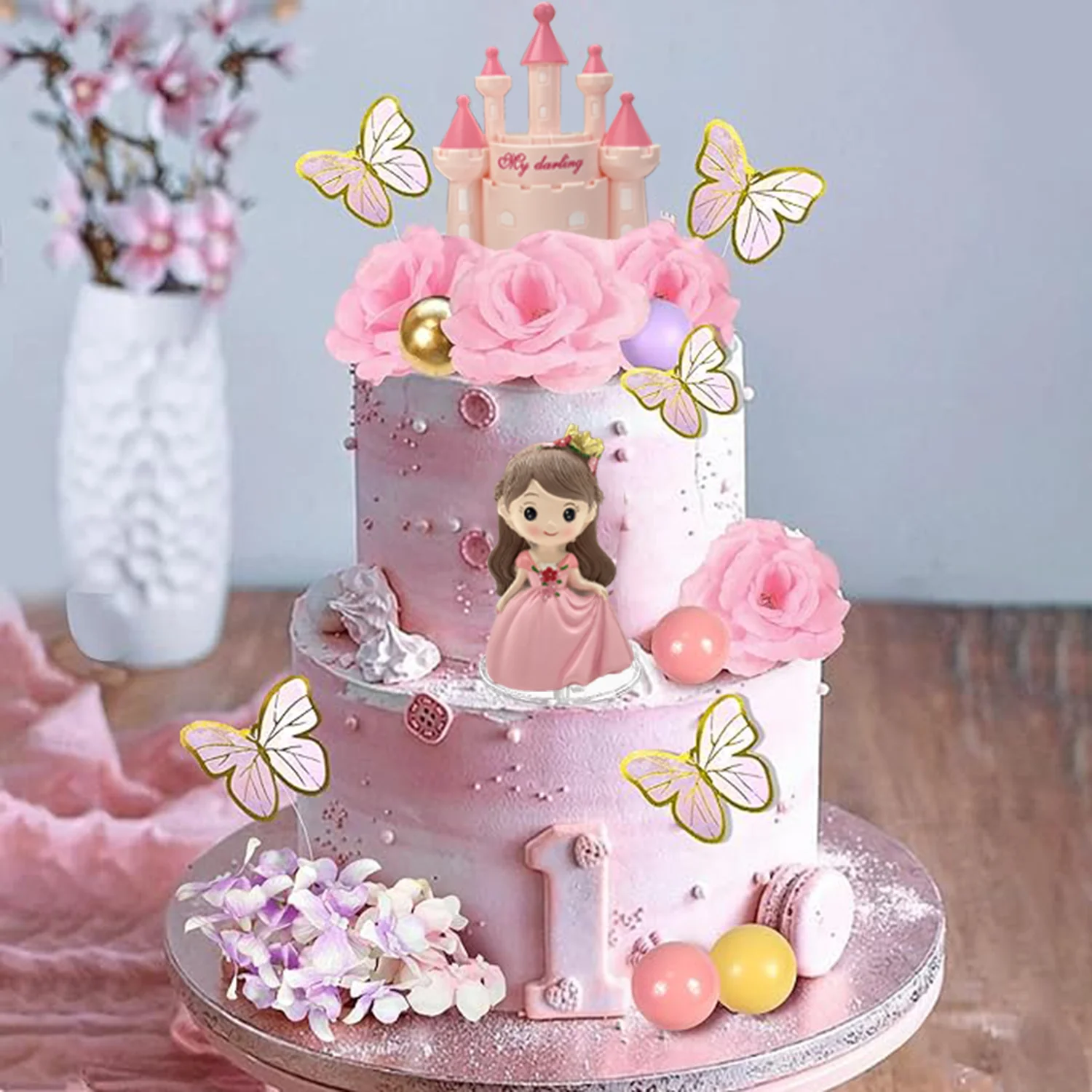 25 Decorazioni Torta Bambini - Topper Cartoon Per Compleanno, Cupcake - Idee Regalo Ragazzi E Ragazze - Foto 10