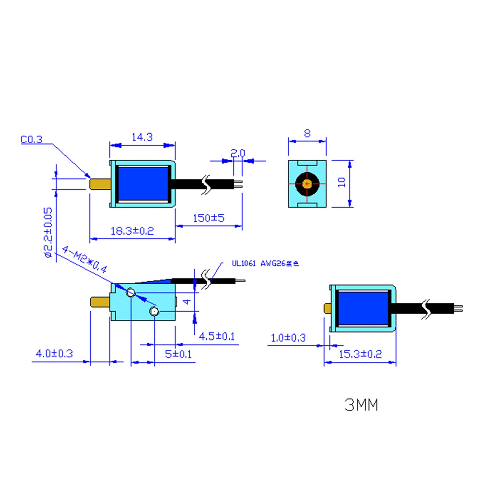 Mini Electromagnetic Solenoid – 5V/12V DC Pull-Type For DIY & Small Projects