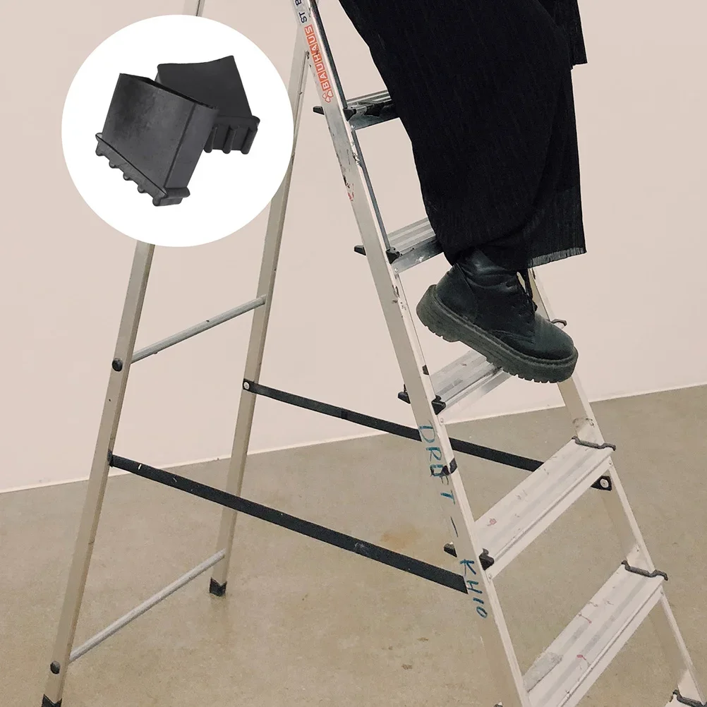 4 Pcs Ladder Foot Cover Pad Accessories Rubber Feet Protector Mat Non-slip Protective Covers Pads