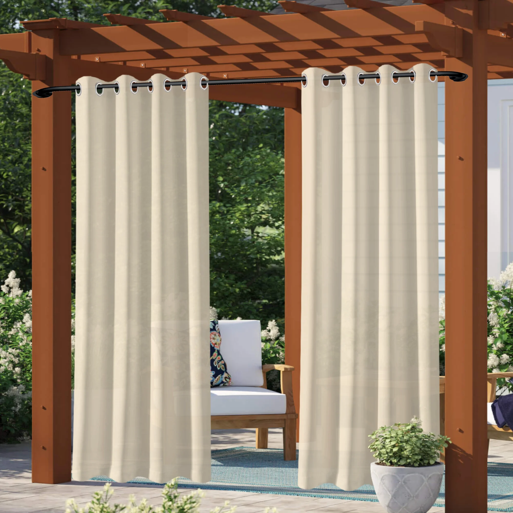 Waterproof Outdoor Privacy Curtain 6