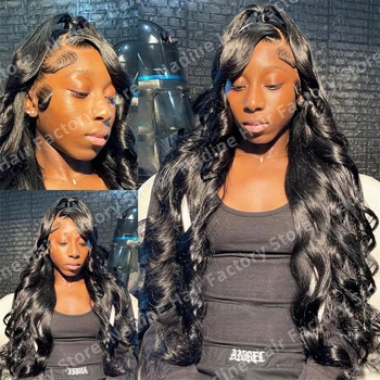Body Wave Pre Plucked Lace Human Hair Wig 13X4 Hd Transparent Lace Front Wigs Human Hair 13X6 Lace Frontal Wigs for Black Women 1