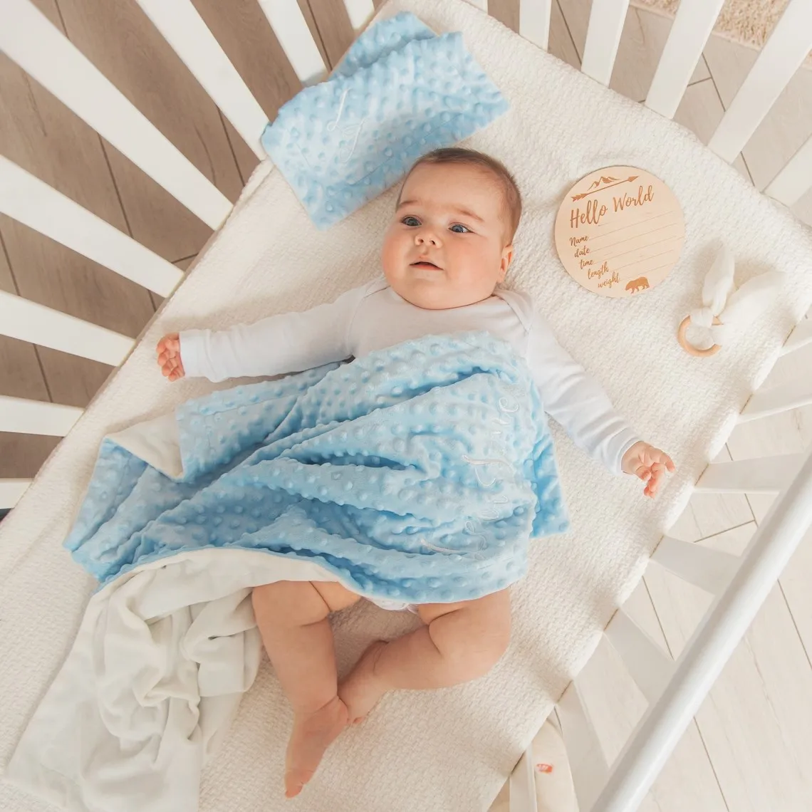 

34 Colors Custom Name Embroidery Text Blanket for Baby Kids Newborn Soft Swaddle Blankets Gift Fleece Personalized Blankets