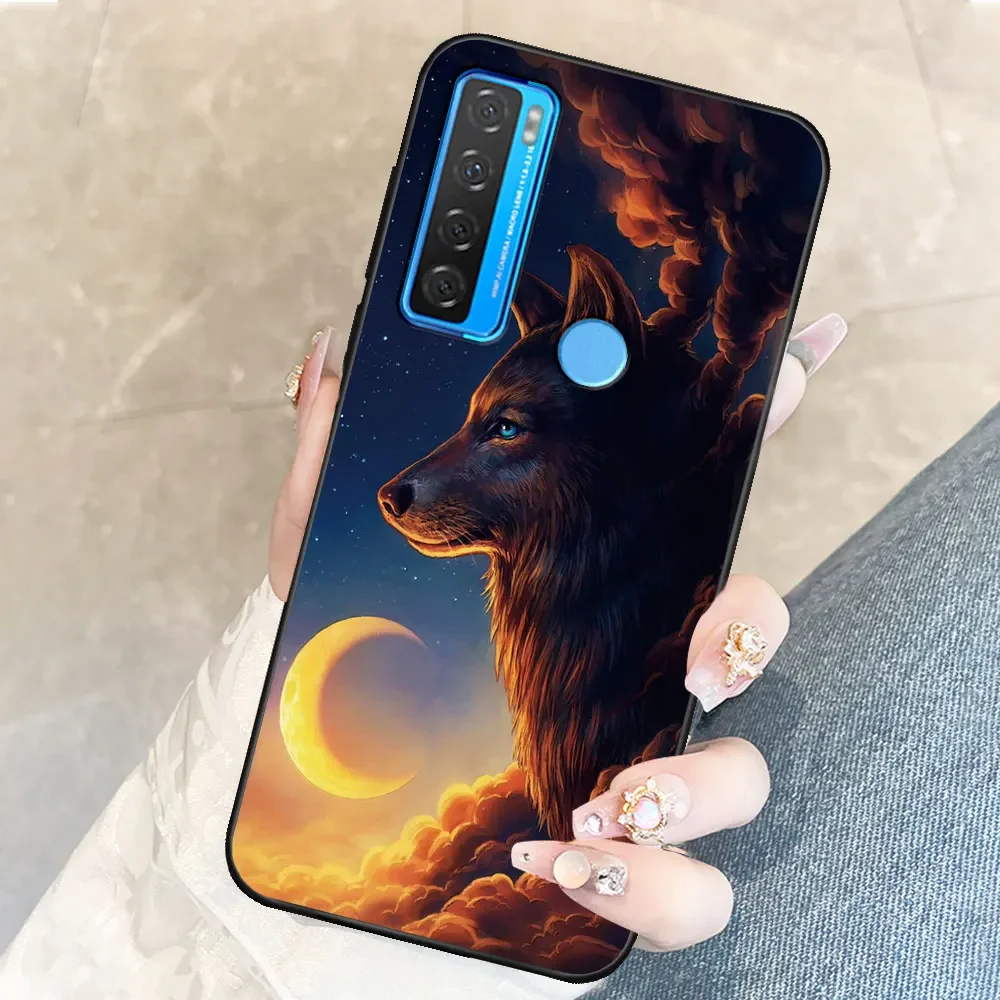Luxurious TPU Soft Silicone Marble Animal Phone Case - Shockproof Bumper Shell