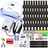 Nail Gel Polish Set Professional Manicure Set With Nail Drying Lamp For Nail Art Semi Permanent Varnish Gel Nail Art Tools Kit 1