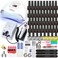 Nail Gel Polish Set Professional Manicure Set With Nail Drying Lamp For Nail Art Semi Permanent Varnish Gel Nail Art Tools Kit 1