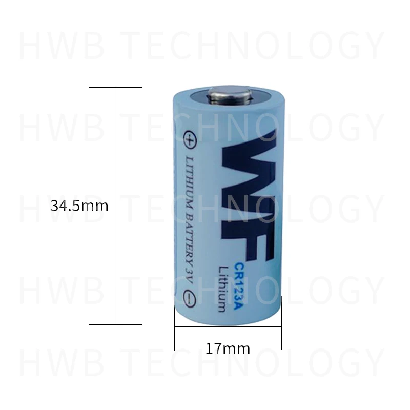 4pcs 3V CR123A CR 123A Lithium battery cell 1300mah CR123 CR17335 CR17345 16340 LiMnO2 dry primary battery for camera