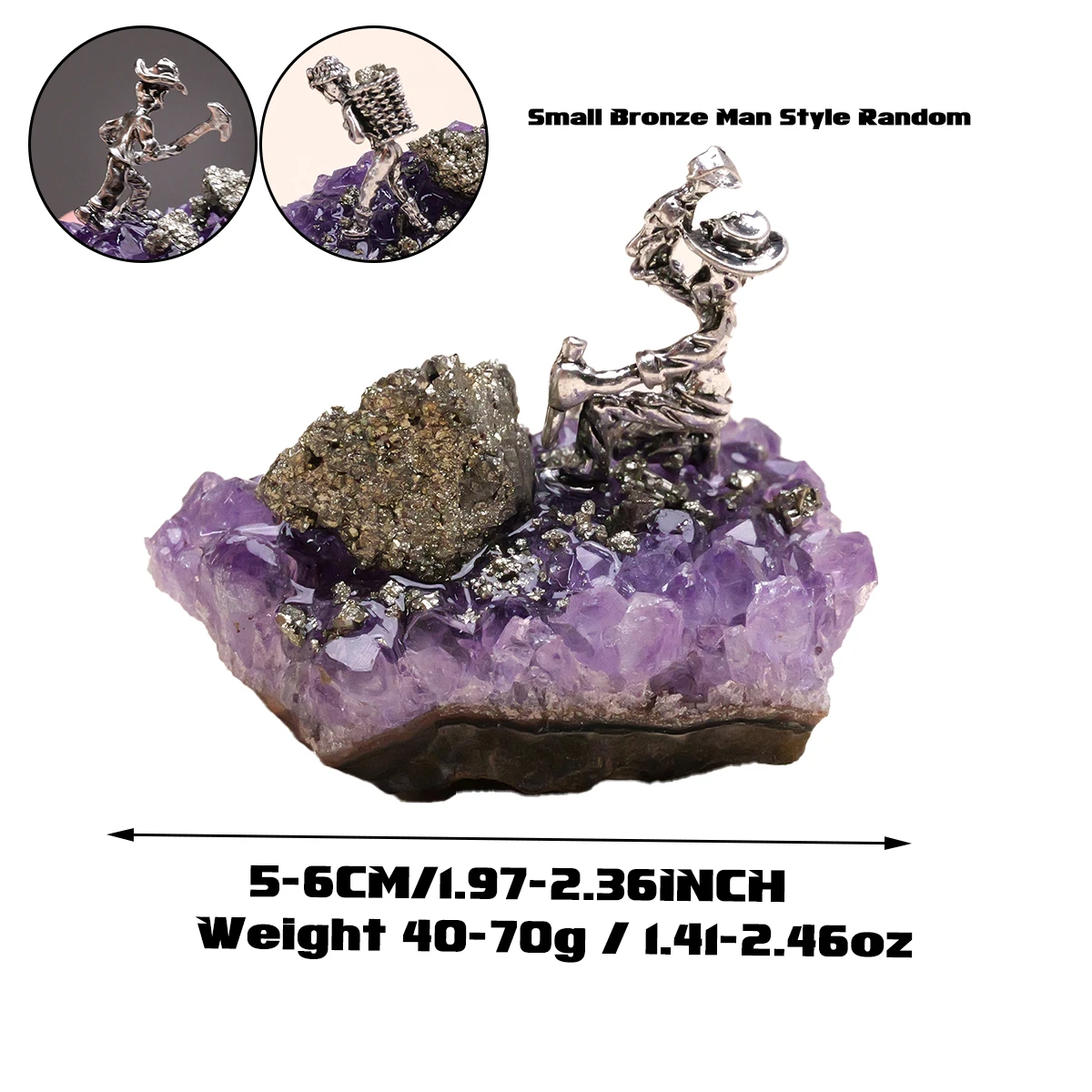 1PC Natürliche Amethyst Cluster Unregelmäßige Form Miner Mineral Probe Hause Dekoration Weihnachten Halloween Geschenk Lose Edelsteine