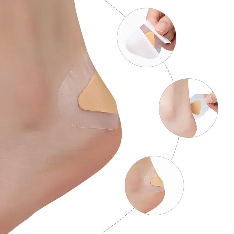Heel Cushion Protector Heel Protector Patches Heel Protector Pads Heel Protector 10-50PCS Gel Heel Protectors Foot Stickers Pain Relief Patch Liner High Heel Foot Sticker Feet Care Adhesive Hydrocolloid Pads