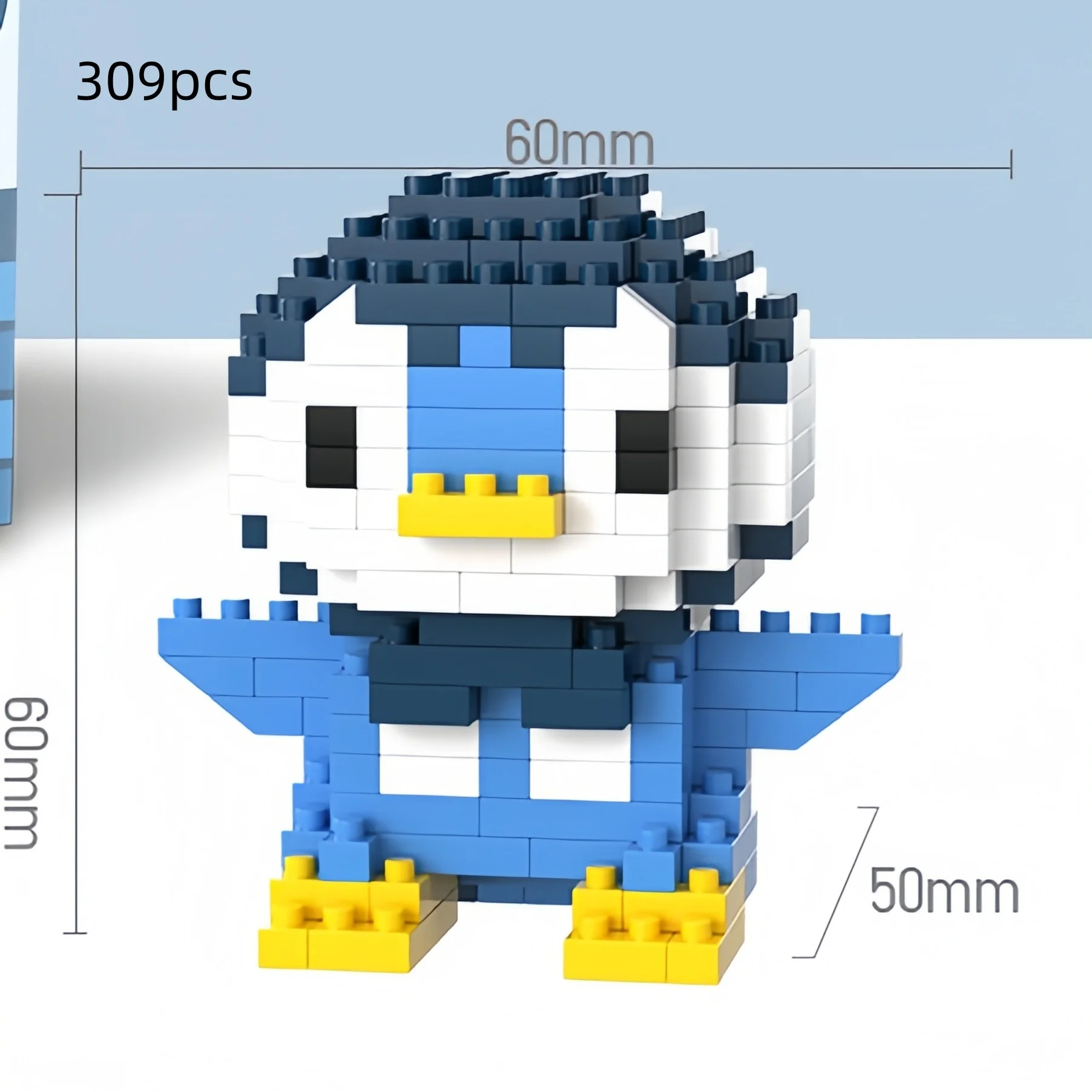 Premium Building Block Toys for Educational DIY Games - Cartoon Anime Theme for Boys and Girls