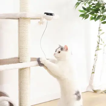 Automatic Lifting Cat Toy Ball Smart Electric Training Toys for Cats Accessories Interactive Funy Teaser Pet Product Ball Kitten 2