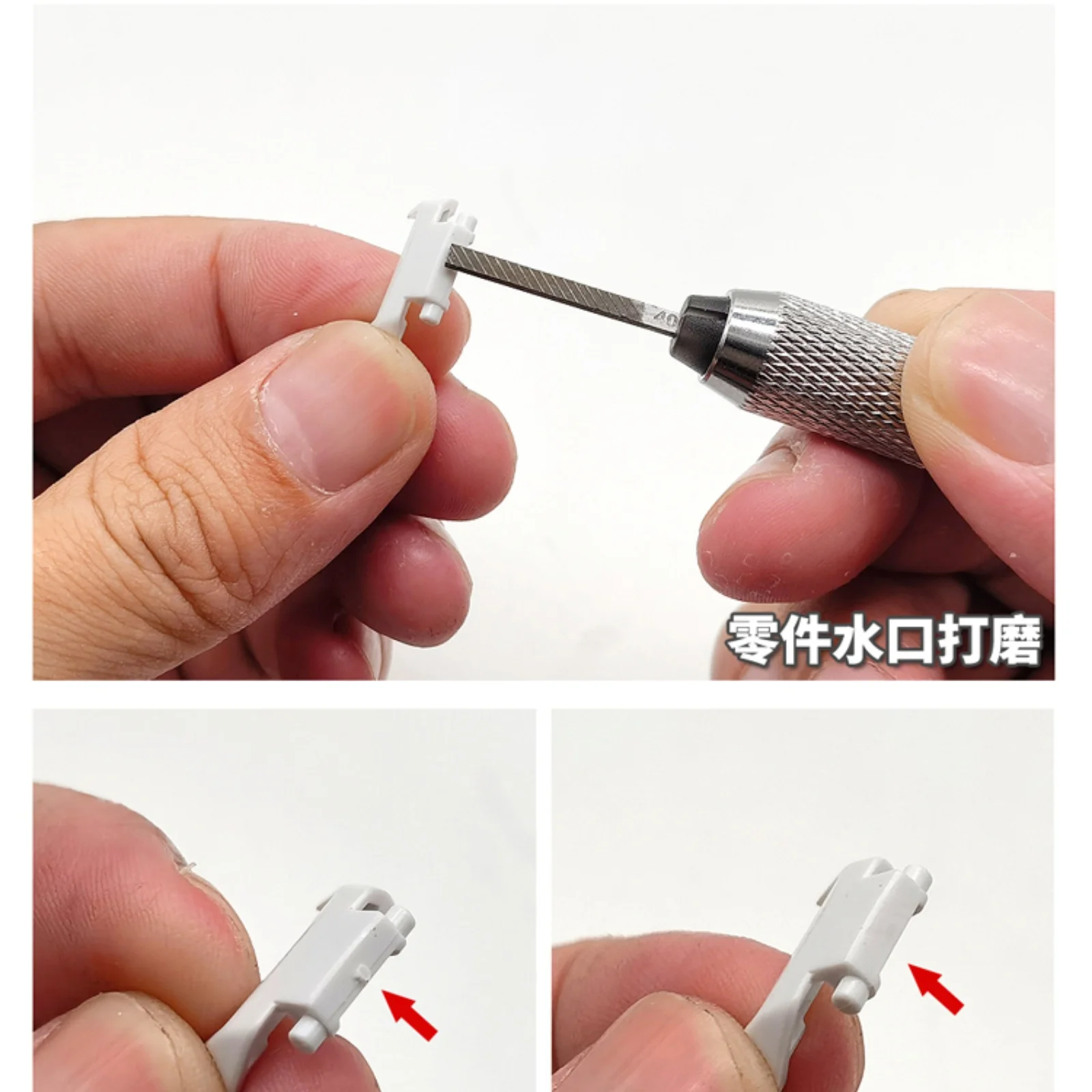 MS049 Ultra-Fine Narrow File Grinding Tool for Military Model Hobby Polishing Tool Accessories