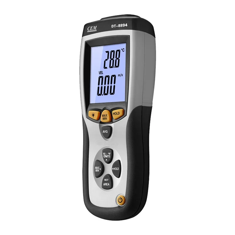

DT-8894 Digital Wind Speed Air Volume Wind Temperature Detector Infrared Temperature 30 To 1 Multifunctional Anemometer