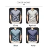 TFETTERS Brand 2025 Summer Designer T Shirt Men Short Sleeve Turn Down Collar Anti-wrinkle Soft Men Tshirt for Man Clothes 5