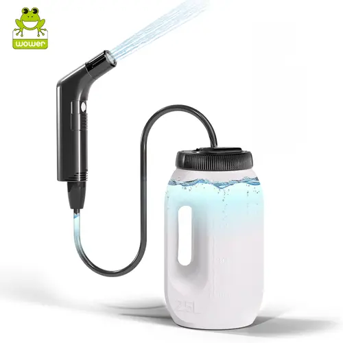 2.5L Portable Electric Bidet Rechargeable Shataf Hand Bidet Butt Sprayer for Personal Hygiene Cleaning Travel Camping Bidet