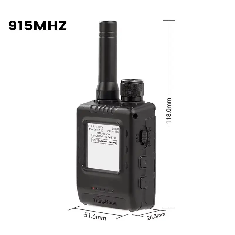 【추천】Think Node M5 Meshtastic Lora Node ESP32-S3 1.54인치 EPD 디스플레이 GPS 태양광 발전 BLE 저전력 815MHZ