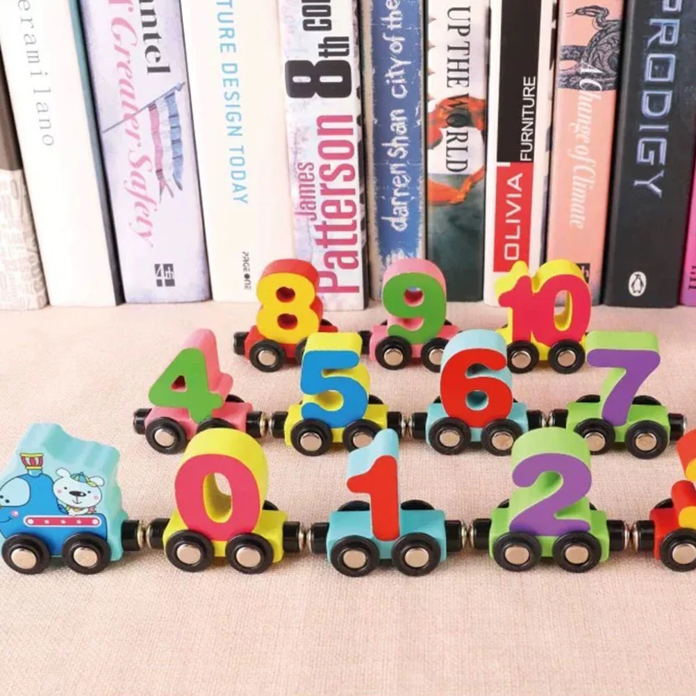 Рисунок 6 - Деревянный магнитный поезд