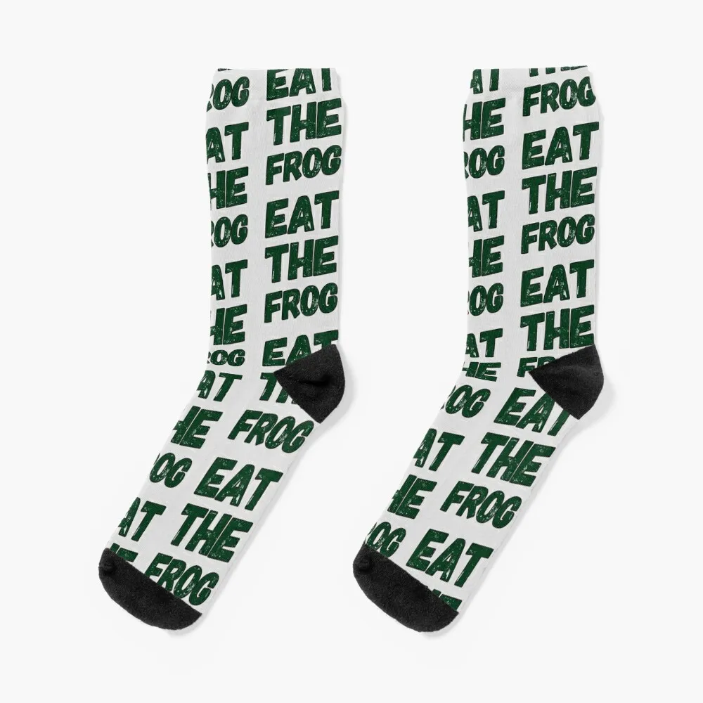 Eat The Frog - Mark Twain Socks halloween socks luxury sock socks funny Argentina Socks Women's Men's