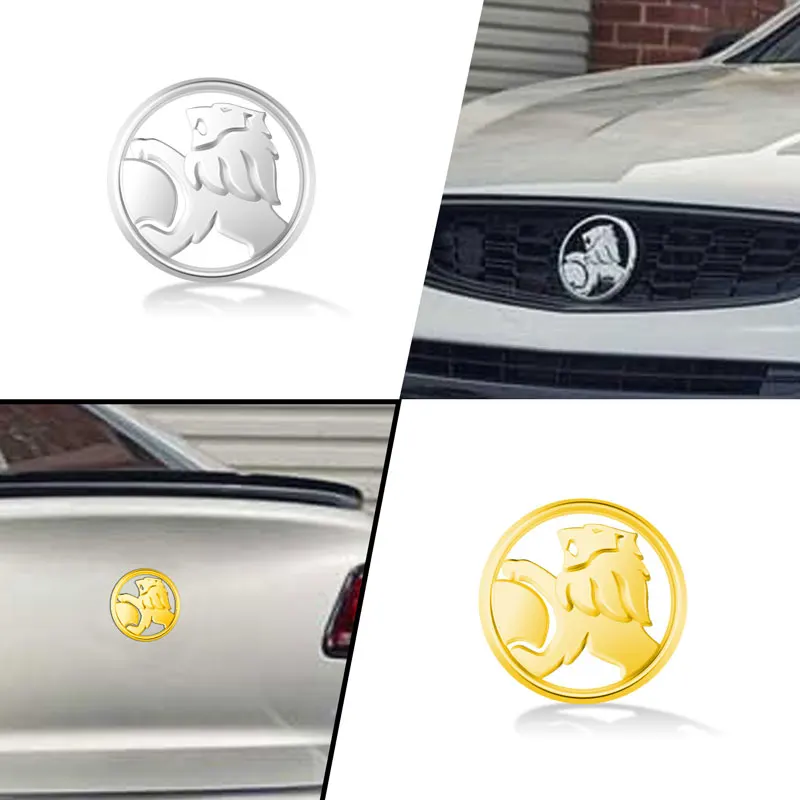 금속 아연 합금 자동차 스타일링 펜더 사이드 리어 트렁크 엠블럼 스티커, 홀든 Hsv VT VX VU VY VZ VE 크루즈 캡티바 코모도어에 적합, 3D