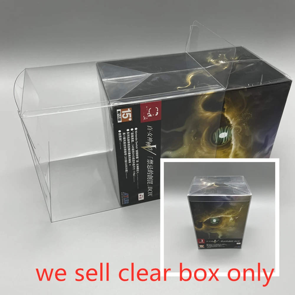 Pet Box Protector Per Shin Megami Tensei V Raccogliere Scatole Per Switch Ns Game Case Shell Clear Display Case