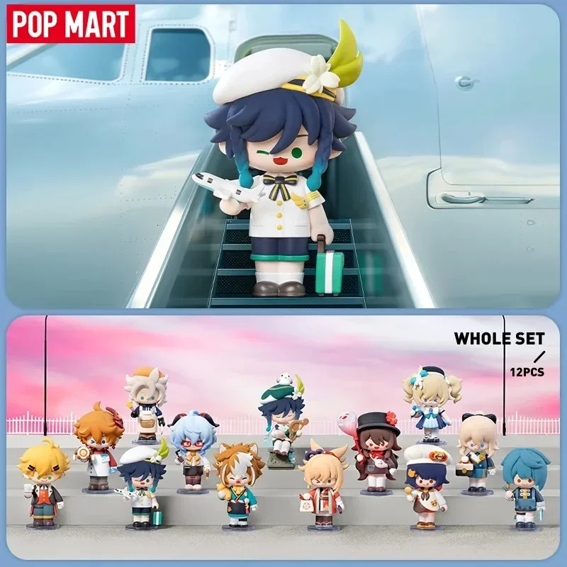 POP MART 原神 ドレスアップドリーム ちびシリーズ　7点セット トレーディングフィギュア】POPMART 原神 ドレスアップ ドリーム