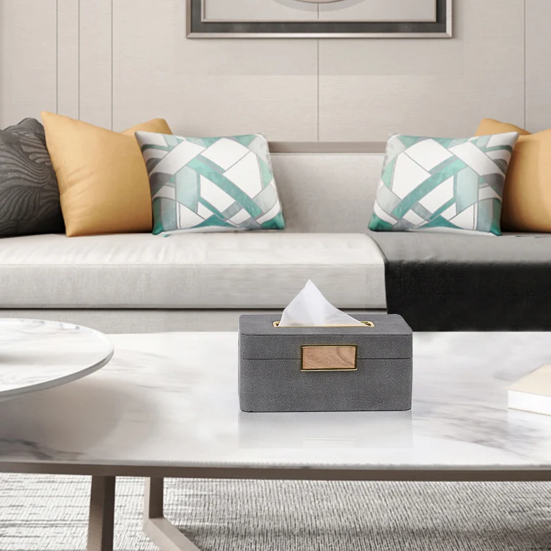 

Modern Creative Tissue Box Home Organizer Living Room Coffee Table Decorations Storage Box Household Practical Tissue Box